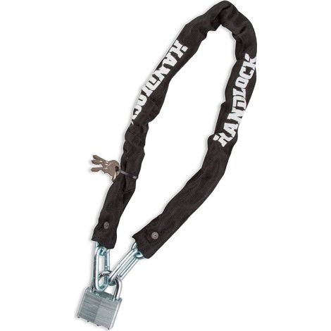 Maniglia antifurto moto catena foderata 8x900 mm