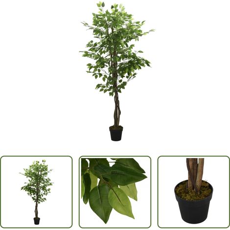 Plante artificielle -  Ficus artificiel 1008 feuilles 180 cm vert (1/5)