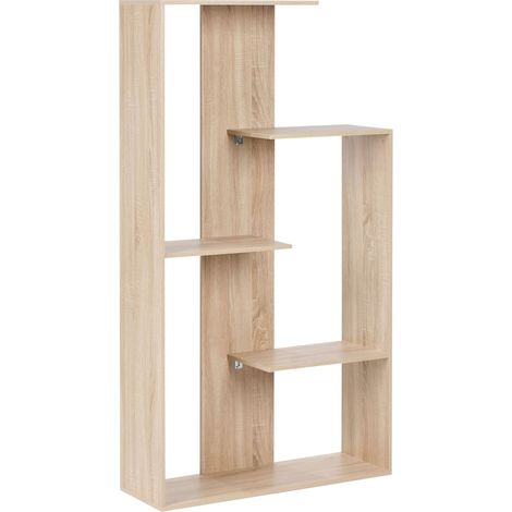 3 Tier Bookcase KAHNTAH 163 cm Light Brown