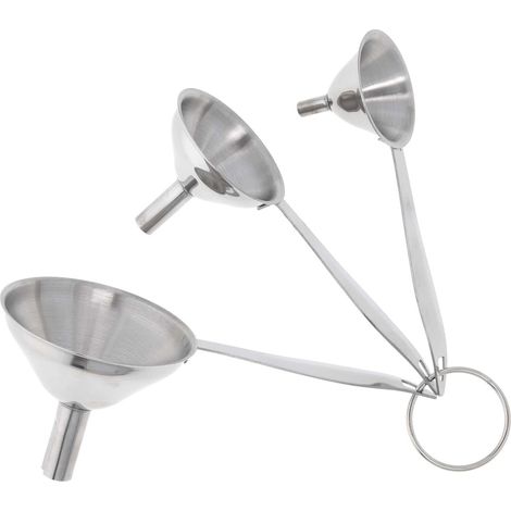 Imbuti da cucina, mini imbuti, set di 3 pezzi in acciaio inox Duka Skarp (1/3)