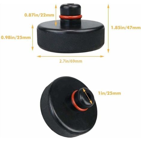 Tesla Model 3/S/X/Y Lift Pad 4 Pads avec étui de rangement Tesla Vehicle Accessories (1/4)