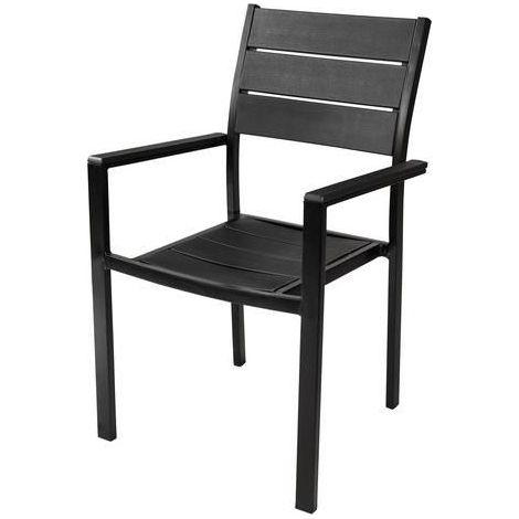 Amicasa Cortina Poltrona da Giardino da Esterno colore Bianco Grigio Antracite (1/2)