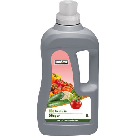 Primaster Bio Flüssigdünger 1 l für Gemüse, Tomaten, Paprika, Chili Dünger