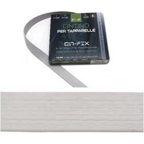 1MS CINTINO PVC PER AVVOLGIBILI BIANCO IN MATASSINE - mt.5,5x mm.22h. in matassima