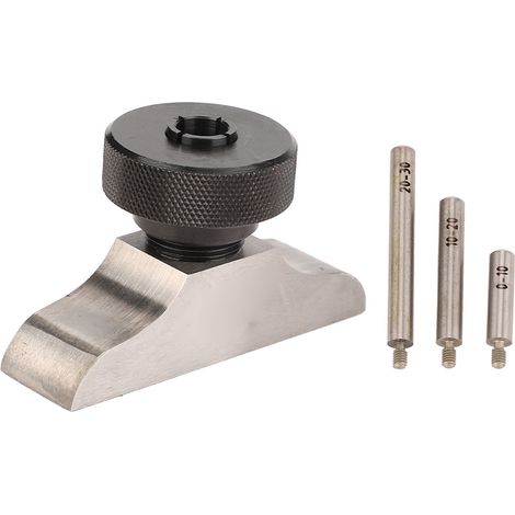 Support de micromètre de profondeur en acier inoxydable trempé avec 3 rallonges, 63 x 17 mm / 2,5 x 0,7 po (1/5)