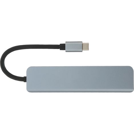 Hub USB C 6 en 1 Type C vers interface multimédia HD USB 3.0 USB 2.0 Carte mémoire Carte de stockage Adaptateur USB C multiport
