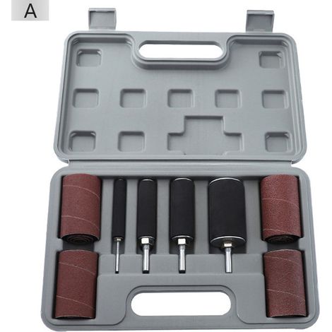 Schleiftrommel, Trommelschleifer-Set, Schleiftrommel-Werkzeugset, Spindelschleifwerkzeug-Set, 20-teilige Hülsen mit Etui für Bohrmaschine (1/5)