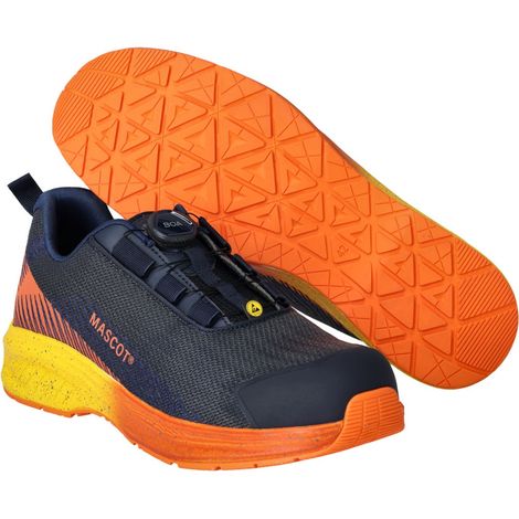 Mascot ESD-Sicherheitshalbschuh FOOTWEAR CUSTOMIZED F1601-909 S1PS Gr. 37 dark navy/bright orange