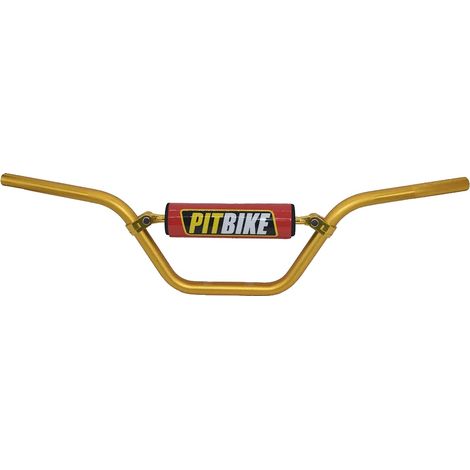 Manubrio in lega di alluminio, compatibilità universale, colore giallo PB (1/2)