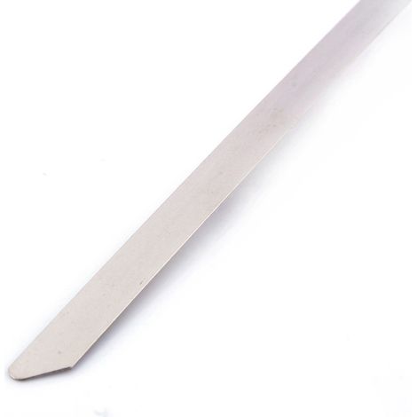 50 attaches de câble autobloquantes en acier inoxydable revêtues d'une bande thermique d'échappement de 8 pouces (4,62 mm) (1/5)