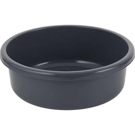 Runde Kunststoffschüssel, 36 cm, 9 l, Dunkelgrau - BEN