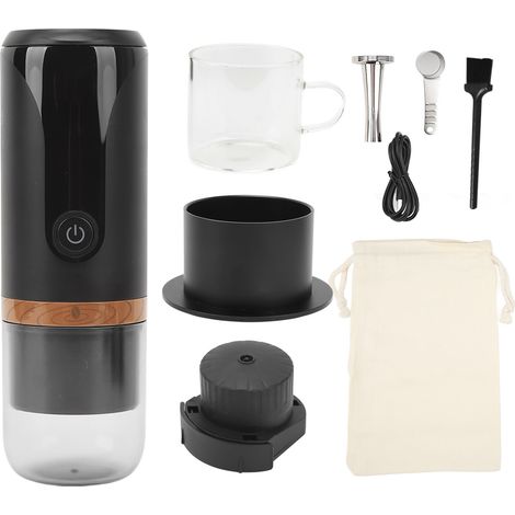 Machine à café portable rechargeable Type C, cafetière automatique à capsules 2400mAh, sans fil pour voyage (1/5)