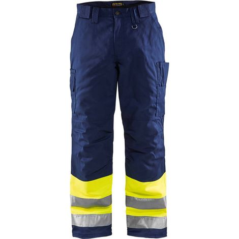 Pantaloni da lavoro alta visibilità inverno 1862 - Giallo fluorescente/Navy XL - FR(48) - SE(C54) - Standard (1/5)