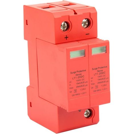 DC 1000V 2P Dispositif de protection contre les surtensions, protecteur de surtension de maison de House 10KA 20KA (1/5)