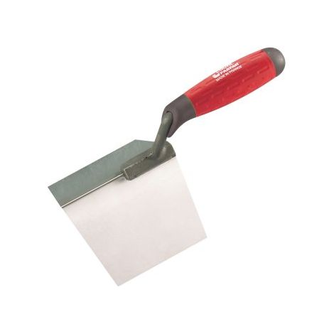 L'Outil Parfait – Truelle angle extérieur 2105000 – Lame inox anti-trace pour finition nette – Manche ergonomique pour confort – Embout incassable