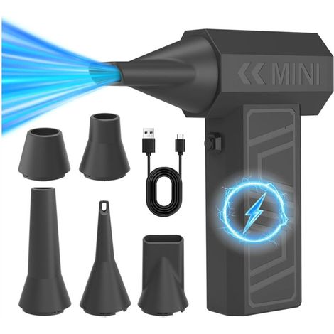 Ventilateur Turbo à 5 Buses de Sortie pour Souffler la Neige, 130 000 Tr/Min, Voiture Électrique, , Outil Nettoyage A