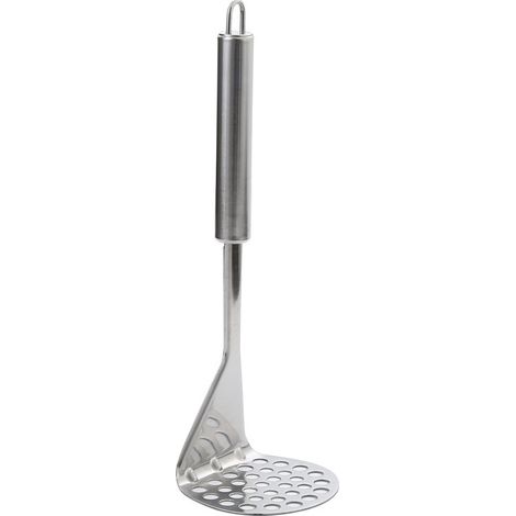 Presse-purée en Acier Inoxydable Professionnel pour Écraser Pommes de Terre, Légumes et Fruits – Design Slim – Poignée Ergonomique (1/4)