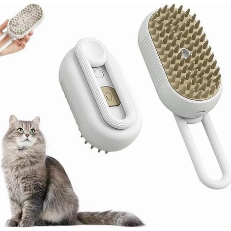 Dampfbürste für Katzen – Entwirrungsbürste – Pflegebürste (1/5)
