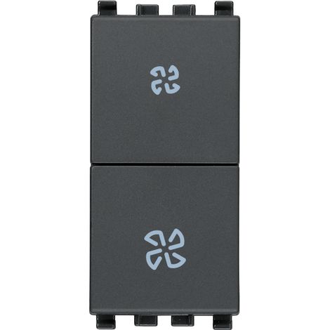 VIMAR - 20063 Commutatore 2P 10AX fan-coil grigio