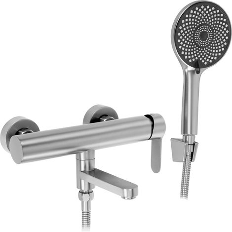 Badewannenarmatur Rea Arcos Brush Nickel