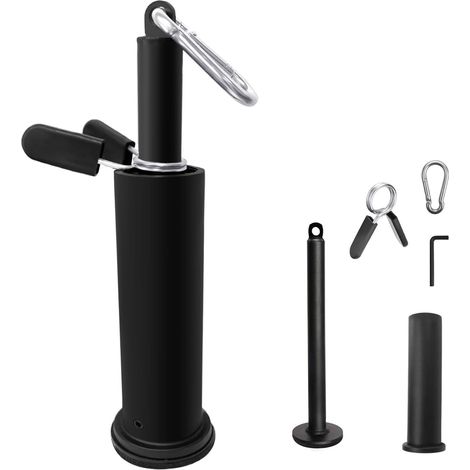 Stylo de charge pour plaque de poids de fitness - 25 mm - Câble de traction - Lifting - Plaque de poids - Broche de charge - Accessoire pour disques d'haltères de 30 mm et 50 mm - Pour la (1/5)