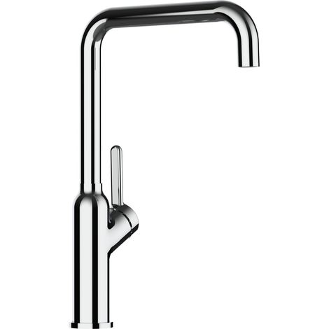Rubinetto Miscelatore Lavello Cucina Monocomando Serie BOD con canna a N girevole a 360° Cromato