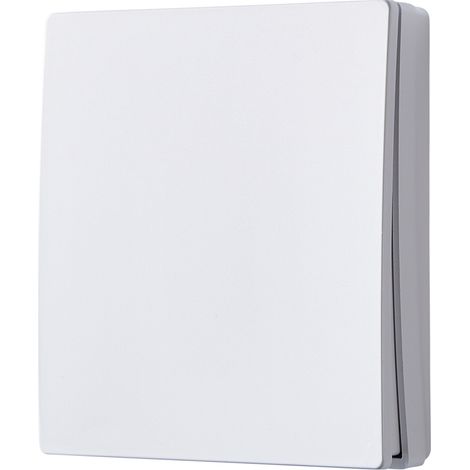 Litecraft Kinetic Push Switch 1 Gang IP65 Rated Electrical Fitting - Matte White (1/3)