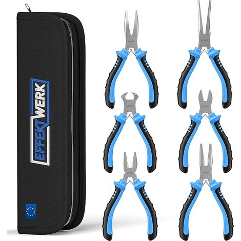 Mini Line Cutter, Long Nose, Needle Nose, Curved Nose, Diagonal Cutter and Wire Cutter, Electronic Repair Tool (1/5)