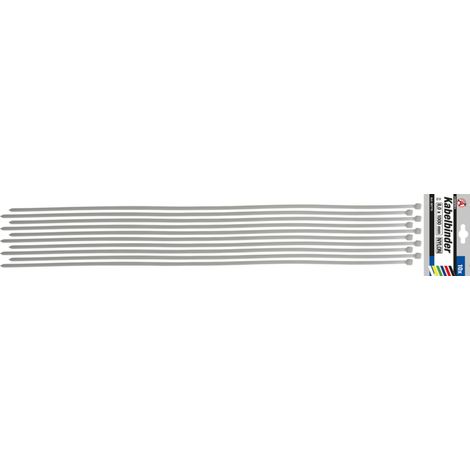 Bridas de cable kraftmann nylon blanco 1000 mm 8 mm (1/3)