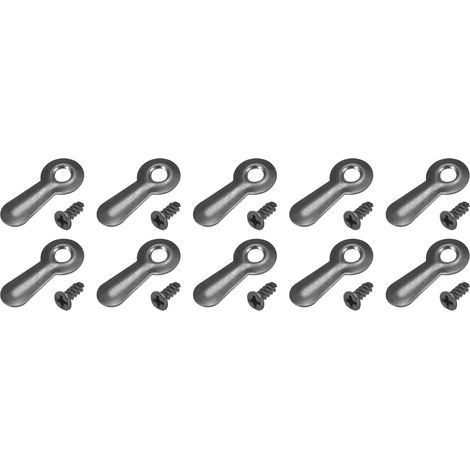 CCYKXA  Photo Cadre Tourner Boutons x 100 pcs Métal Agrafes Fixations avec Vis pour Fixation et Suspendu Cadres [Noir]