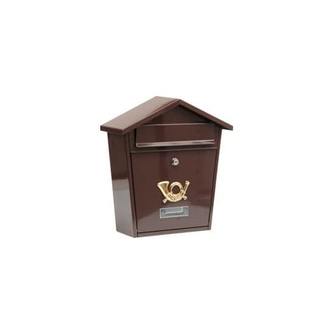 Buzón Vorel 380x320x105mm marrón