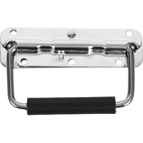 Poignée Pliante Ressort de Boîte à Outils en Acier Inoxydable 304 Usage Polyvalent et Prise Confortable pour Réparations Mobiles et Projets DIY (1/5)