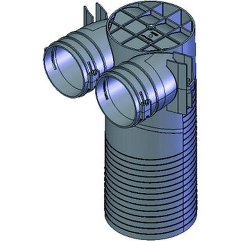 Helios Decken-/Wandkasten, FlexPipe FRS-DWK 2-75/125 (1/5)