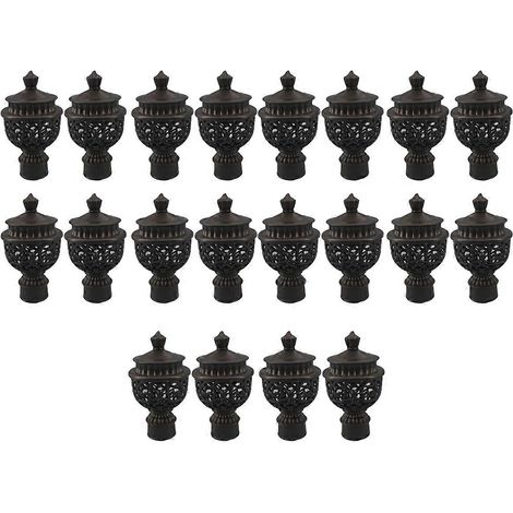 Accessoires pour tringles à rideaux européennes, housse pour tringle romaine, tringle à rideaux décorative creuse (1/5)