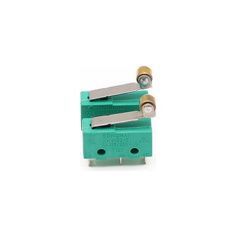DONGHAI KW4-3Z-3 Miniature Switch with Silver Dot, Handle, and Metal Wheel (1/4)