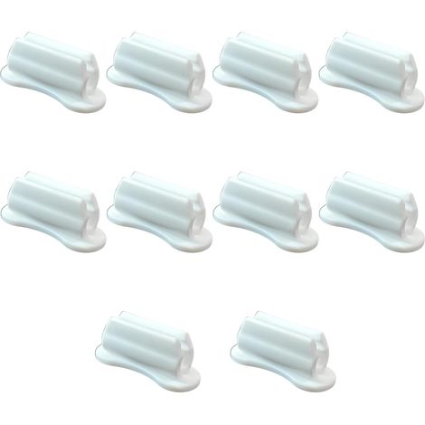 Lot de 10 pinces adhésives pour stylos et crayons de 5 à 18 mm de diamètre - Pour pinceaux de maquillage - Pour cuisine, salle de bain (1/4)