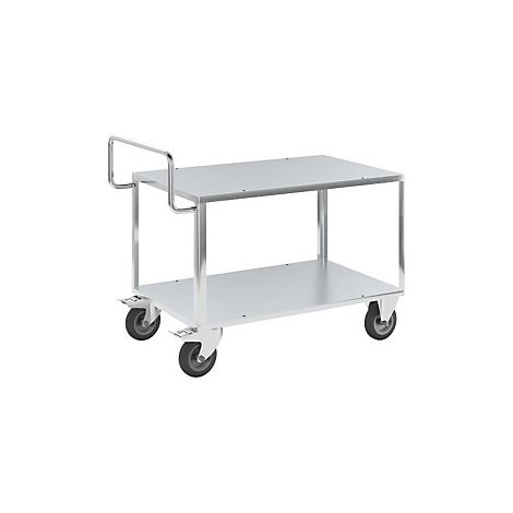 Carro de montaje ESD  2 pisos galvanizados  L x A de las camas