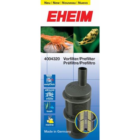 Eheim Vorfilter rundum-Ansaugung für eine schonende Filterung Aquariumfilter