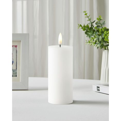 Eglo LED Kerze Leskino warmweiß 12,5 x Ø 5,5 cm weiß