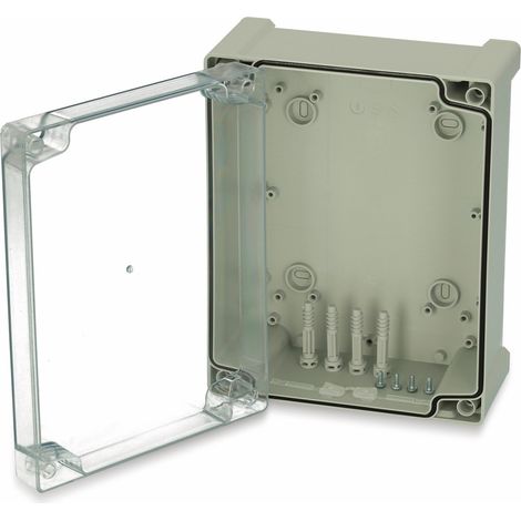 Fibox TPC 241911T Caja de policarbonato gris IP67