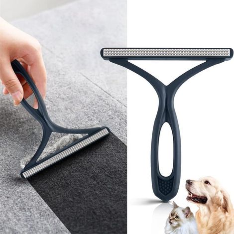 Brosse Anti Poils d'animaux - Ramasse et Retire Les Peluches et Les Bouloches - Lint Remover Portable pour Les Poils de Chien et Chat (1/5)