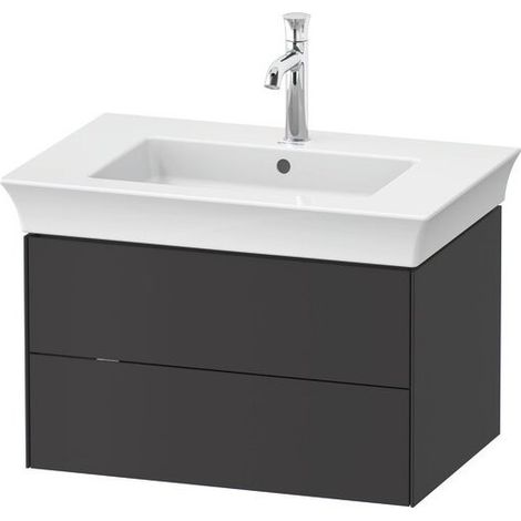 DURAVIT WT4341058580010 WTU White Tulip suspendu, 2 tiroirs symétriques (1/2)