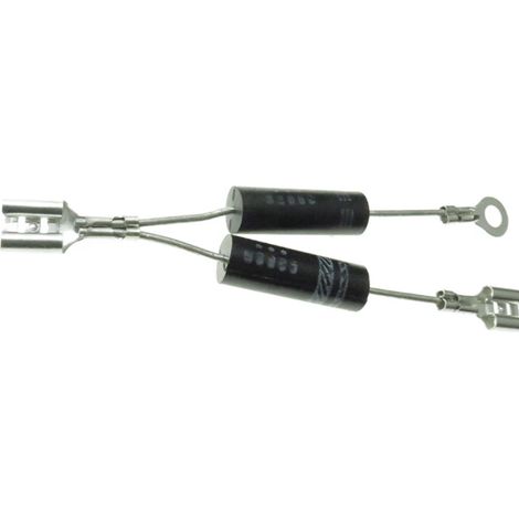 Diodo Alta Tensión Microondas Universal 9kV  2 Terminales Faston  Rectificador H.V. CL01-12 HVM12 T3512 RG711