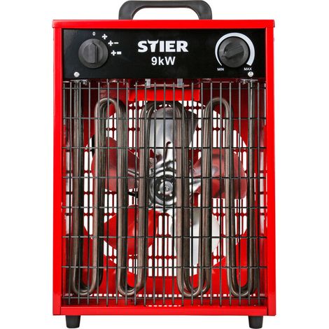 [GEBRAUCHT] B-Ware STIER Heizlüfter Gebläseheizer 9,0kW 1150 m³/h IP24 Heizgerät Stahlblech Heizung (1/2)