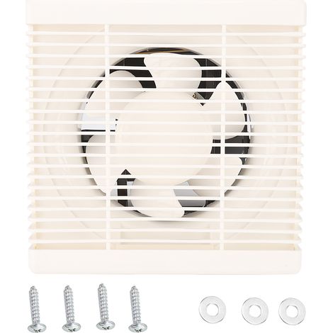 Extracteur d'air mural 220V Trepanni200 silencieux ABS ventilation cuisine salle de bain grand débit anti-poussière (1/4)