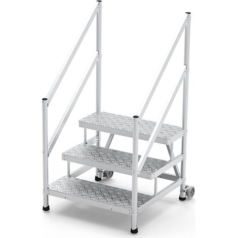 Scalino 3 gradini - Altezza max. lavoro 2.70m - Larghezza 1.05m - MP3-100-RAGCDG