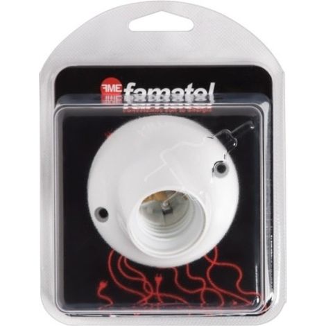 Portalamparas elec 120x160x65 zocalo curvo e27 abs bl famat