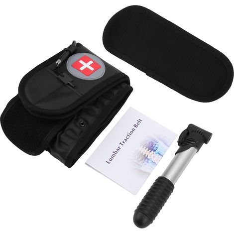 Ceinture gonflable de traction vertébrale, soutien lombaire, massage anti-douleur, décompression dorsale (1/5)