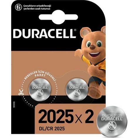 PILA PASTIGLIA DURACELL 2025 ( BLISTER 2 PEZZI ) (1/4)
