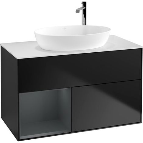 Villeroy & Boch F891HGPD Meuble sous-lavabo Finion F89 (1/2)